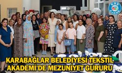 Karabağlar Belediyesi Tekstil Akademi'de Mezuniyet Gururu