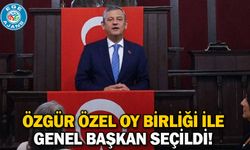 Özgür Özel oy birliği ile genel başkan seçildi!