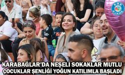 Karabağlar’da Neşeli Sokaklar Mutlu Çocuklar Şenliği yoğun katılımla başladı