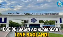 Ege'de Basın açıklamaları izne bağlandı