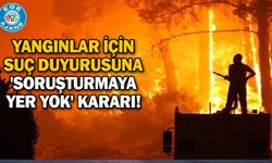 Yangınlar için suç duyurusuna 'soruşturmaya yer yok' kararı!