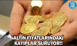 Altın fiyatlarındaki kayıplar sürüyor!!