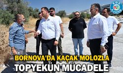 Bornova'da kaçak molozla topyekün mücadele