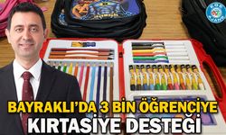 Bayraklı’da 3 Bin Öğrenciye Kırtasiye Desteği