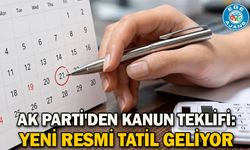 AK Parti'den kanun teklifi: Yeni resmi tatil geliyor