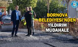 Bornova Belediyesi’nden yıldırım müdahale