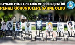 Bayraklı’da Karikatür Ve Çocuk Şenliği Renkli Görüntülere Sahne Oldu