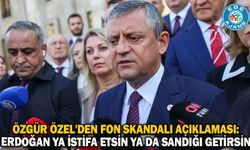 Özgür Özel'den fon skandalı açıklaması: Erdoğan ya istifa etsin ya da sandığı getirsin