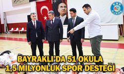 Bayraklı’da 51 Okula 1,5 Milyonluk Spor Desteği