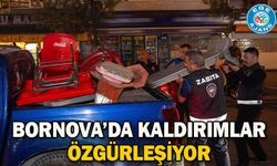 Bornova’da kaldırımlar özgürleşiyor