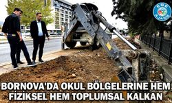 Bornova'da okul bölgelerine hem fiziksel hem toplumsal kalkan