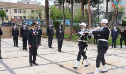 Cizre’de korona virüs önlemli Polis Haftası kutlaması