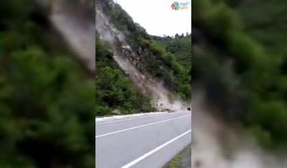 Heyelan riski oluşturan kayalar kontrollü bir şekilde temizlendi