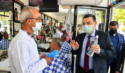 Ortahisar’dan berber ve kuaförlere sağlık desteği