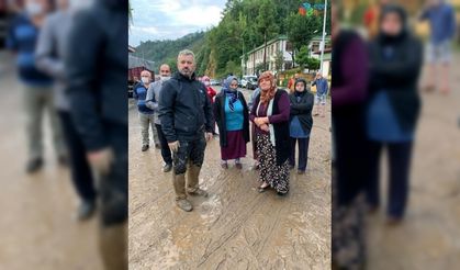 Milletvekili Hasan Turan’da afet bölgesine giderken mahsur kaldı