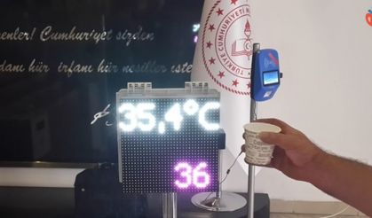 Meslek lisesinde uzaktan otomatik ateş ölçer cihazı geliştirildi