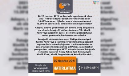 2021-YKS’de, TYT’ye 2 milyon 592 bin 579 aday katılacak