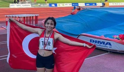 Aydınlı milli atlet Balkan ikincisi oldu