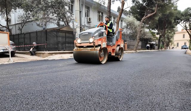Bornova'nın gözde sokağına bayramlık asfalt