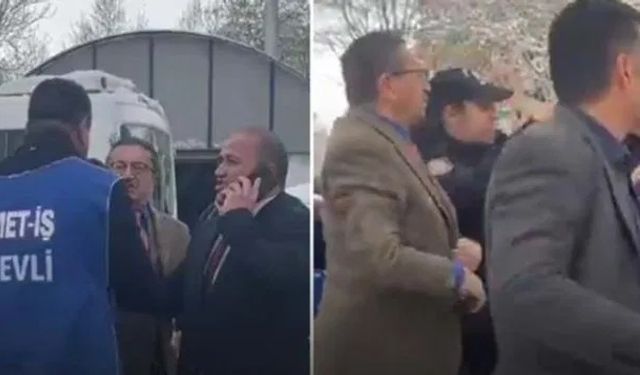 AKP'li belediye başkanı işçilere saldırdı: Küfür etti, yumruk attı, çadırlarını yıktı!