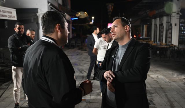 Tarihi Bornova Çarşısı'nda temizlik mesaisi