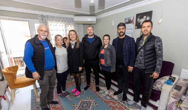 Ulubatlı’da ilk doğal gaz ateşi yandı