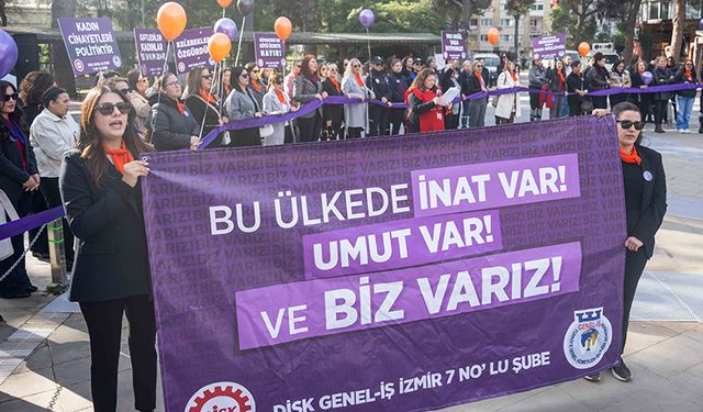 Bornova'da 25 Kasım dayanışması