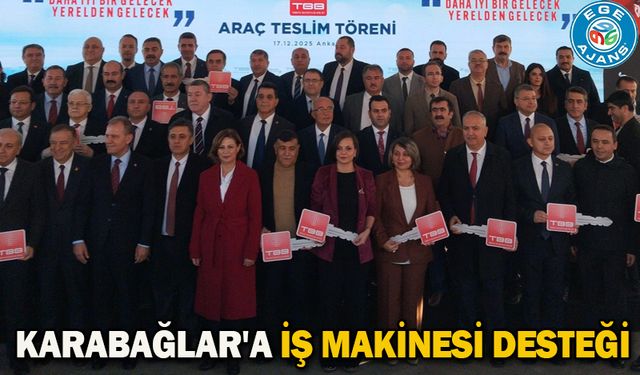 Karabağlar'a İş Makinesi Desteği