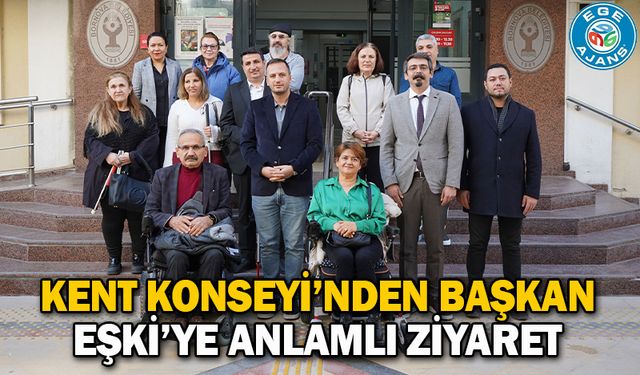 Kent Konseyi’nden Başkan Eşki’ye anlamlı ziyaret