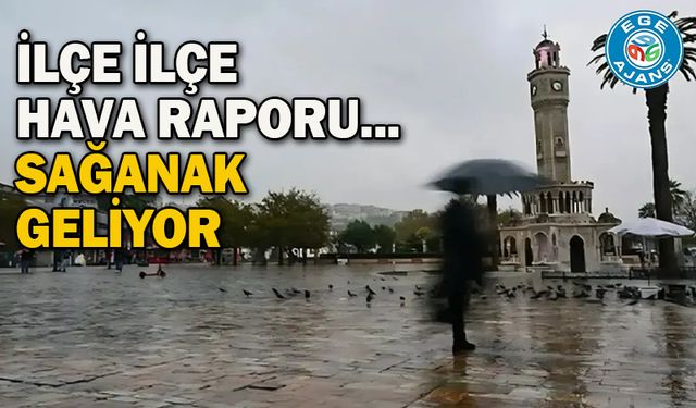 İlçe ilçe hava raporu... Sağanak geliyor