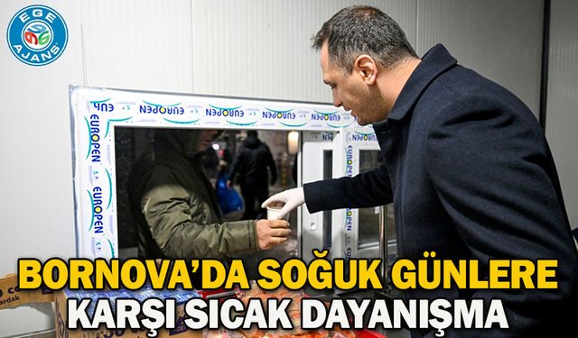 Bornova’da soğuk günlere karşı sıcak dayanışma