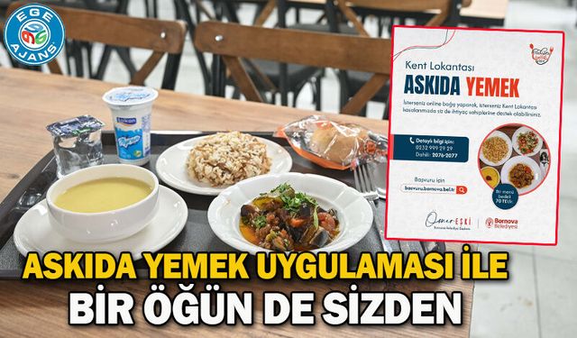 Askıda Yemek Uygulaması ile bir öğün de sizden