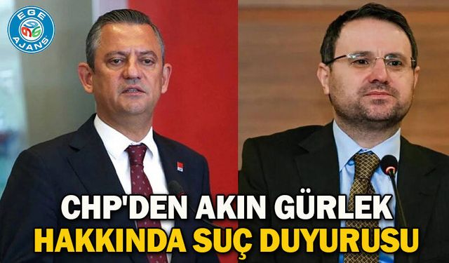 CHP'den Akın Gürlek hakkında suç duyurusu