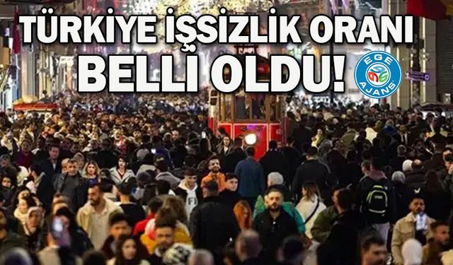Türkiye işsizlik oranı belli oldu!