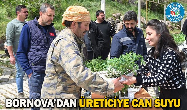 Bornova’dan üreticiye can suyu