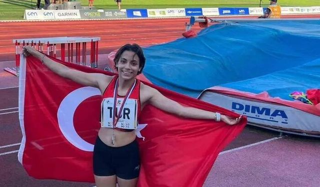 Aydınlı milli atlet Balkan ikincisi oldu