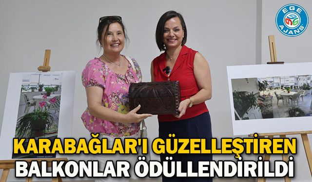 Karabağlar'ı Güzelleştiren Balkonlar Ödüllendirildi