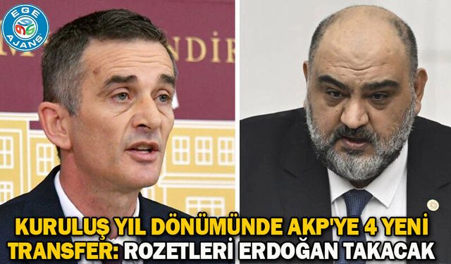 Kuruluş yıl dönümünde AKP'ye 4 yeni transfer: Rozetleri Erdoğan takacak
