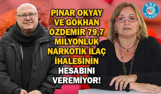 PINAR OKYAY VE GÖKHAN ÖZDEMİR 79,7 MİLYONLUK NARKOTİK İLAÇ İHALESİNİN HESABINI VEREMİYOR!