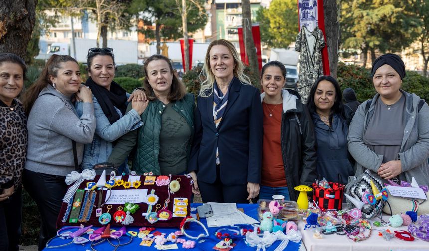 Konak'tan üreten kadınlara destek