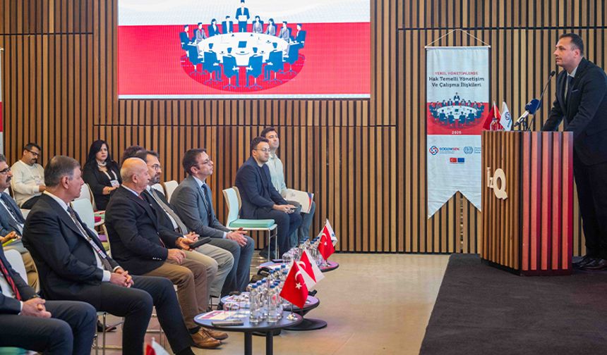 Başkan Eşki SODEMSEN çalıştayında konuştu:  “Sürdürülebilir belediyecilik için paylaşım şart”