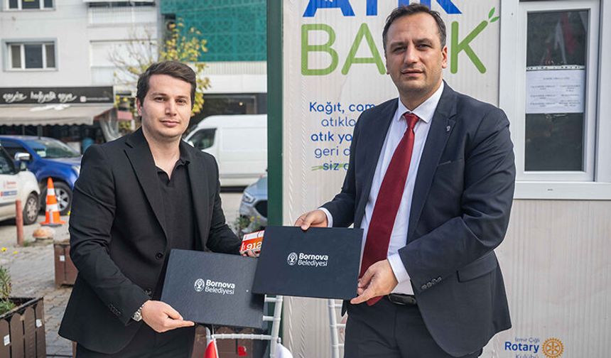 Bornova’dan İzmir’de bir ilk: Atık Bank Projesi açıldı