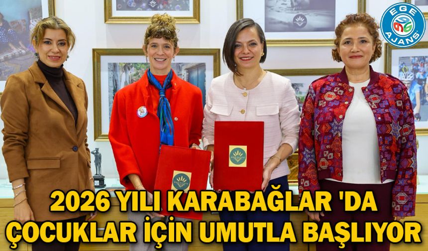 2026 yılı Karabağlar 'da çocuklar için umutla başlıyor