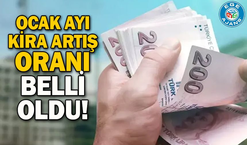 Ocak ayı kira artış oranı belli oldu!