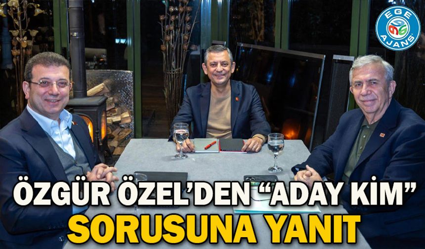 Özgür Özel’den “aday kim” sorusuna yanıt: Korkunun maliyetini ödemeli