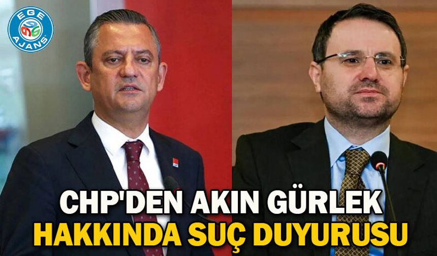 CHP'den Akın Gürlek hakkında suç duyurusu