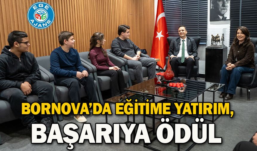 Bornova’da eğitime yatırım, başarıya ödül