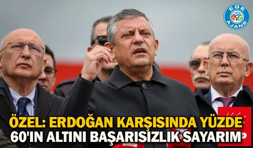 Özel: Erdoğan karşısında yüzde 60'ın altını başarısızlık sayarım