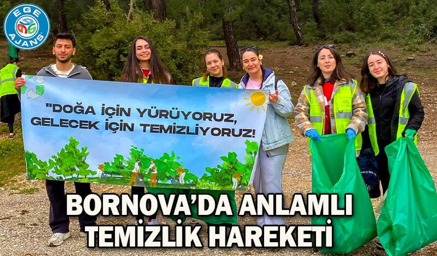 Bornova’da anlamlı temizlik hareketi