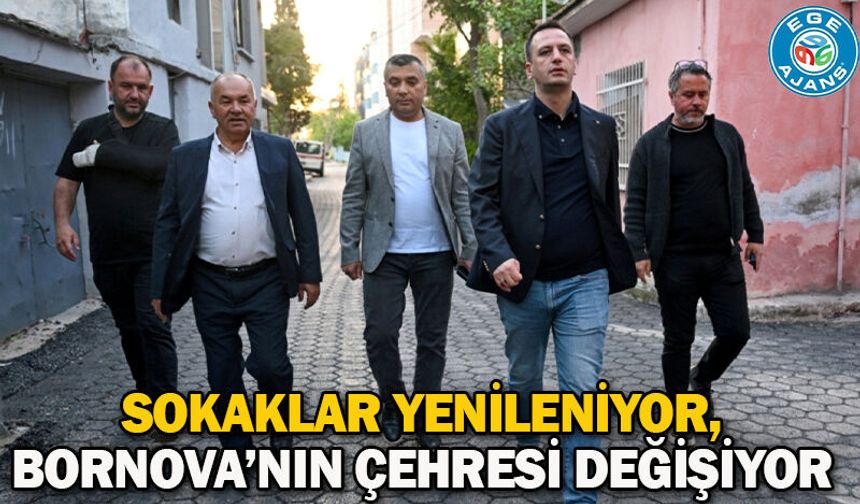 Sokaklar yenileniyor, Bornova’nın çehresi değişiyor